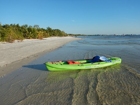 paddling Bunche Beach, Great Calusa Blueway, kayak, canoe