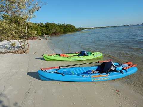 paddling Bunche Beach, Great Calusa Blueway, kayak, canoe