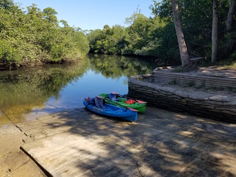 paddling Estero River, Great Calusa Blueway, kayak, canoe