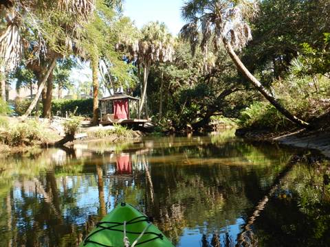 paddling Estero River, Great Calusa Blueway, kayak, canoe