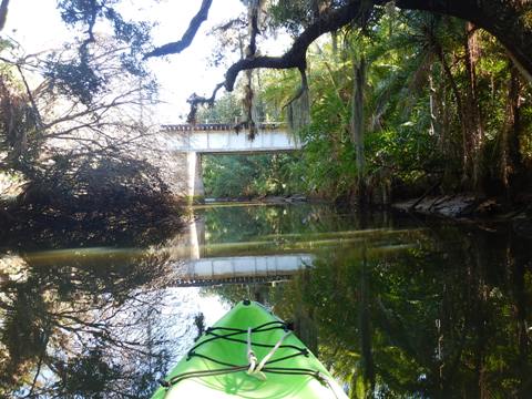 paddling Estero River, Great Calusa Blueway, kayak, canoe