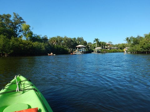 paddling Estero River, Great Calusa Blueway, kayak, canoe