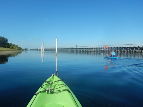 paddling Telegraph Creek, Great Calusa Blueway, kayak,