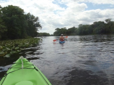 paddling St. Johns River, Blue Spring, kayak, canoe