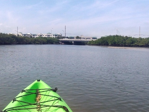 paddling Callalisa Creek, New Smyrna Beach, kayak, canoe