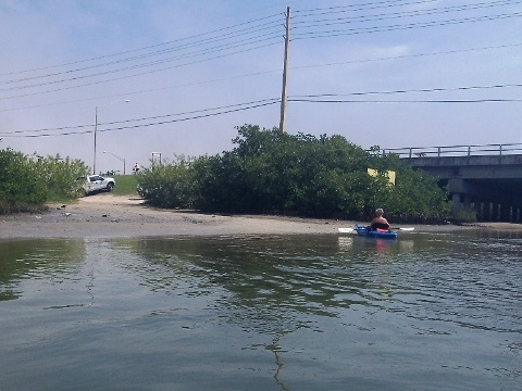 paddling Callalisa Creek, New Smyrna Beach, kayak, canoe