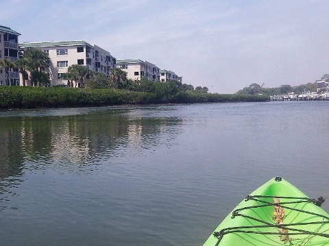 paddling Callalisa Creek, New Smyrna Beach, kayak, canoe