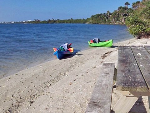 paddling Canaveral National Seashore, florida, kayak, canoe