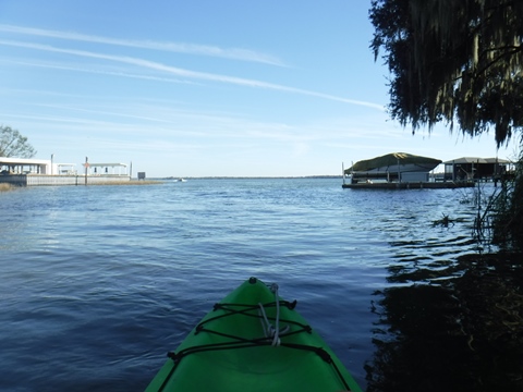 paddling Dora Canal, kayak, canoe