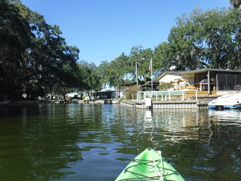 paddling Dora Canal, kayak, canoe