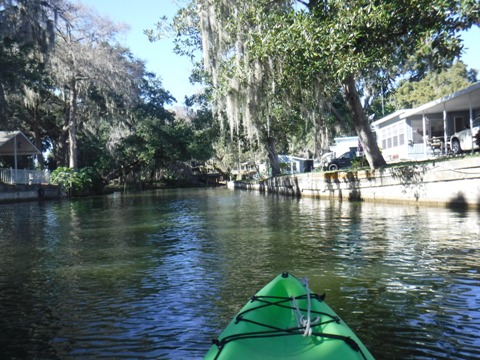 paddling Dora Canal, kayak, canoe