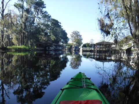 paddling Dora Canal, kayak, canoe