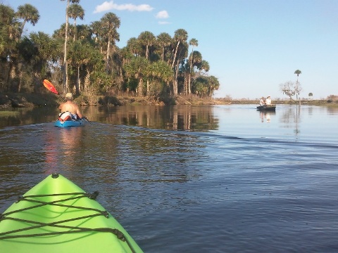 paddling Econlockhatchee River, kayak, canoe