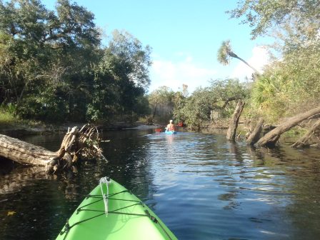 paddling Econlockhatchee River, kayak, canoe