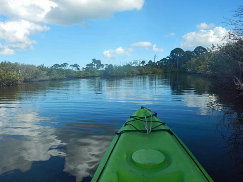 paddling Merritt Island National Wildlife Refuge, kayak, canoe