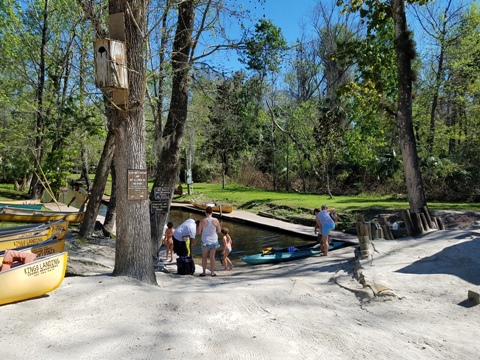 paddling Rock Springs Run, Kings Landing