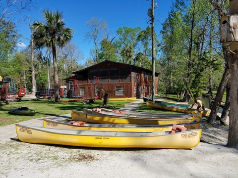 paddling Rock Springs Run, kayak, canoe