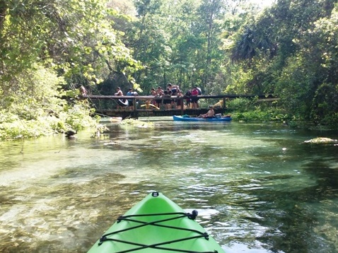 paddling Rock Springs Run, kayak, canoe