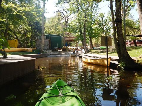 paddling Rock Springs Run, kayak, canoe