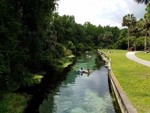 paddling Rock Springs Run, Kelly Park, Rock Springs