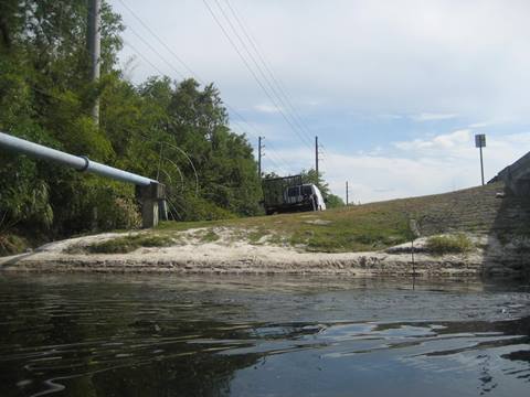 paddling Shingle Creek, South from Marsh Landing