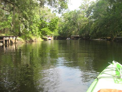 paddling Shingle Creek, South from Marsh Landing