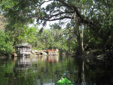 paddling Shingle Creek, South from Marsh Landing