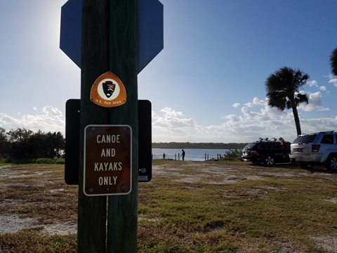 paddling Shipyard Island, Canaveral National Seashore