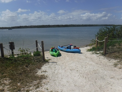 paddling Shipyard Island, Canaveral National Seashore