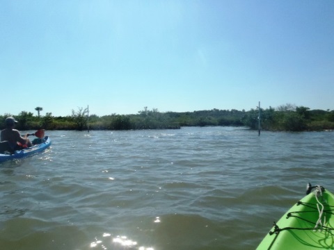 paddling Shipyard Island, Canaveral National Seashore