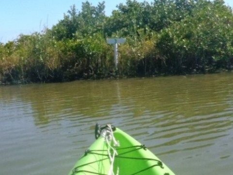 paddling Shipyard Island, Canaveral National Seashore