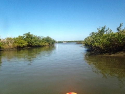 paddling Shipyard Island, Canaveral National Seashore