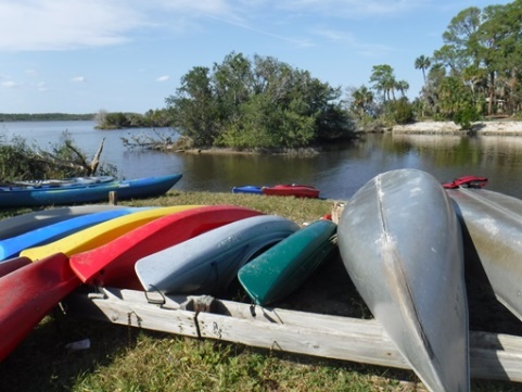 paddling Tomoka River, kayak, canoe
