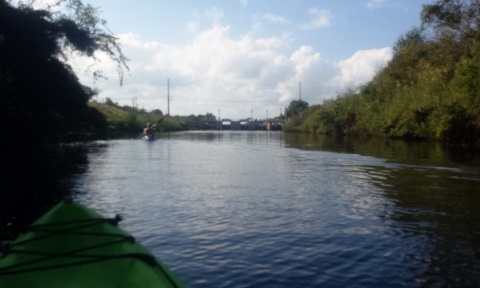paddling Turkey Creek, kayak, canoe