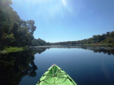 paddling Wekiva River, Katie's Landing