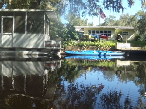 paddling Wekiva River, Katie's Landing