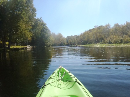 paddling Wekiva River, Katie's Landing