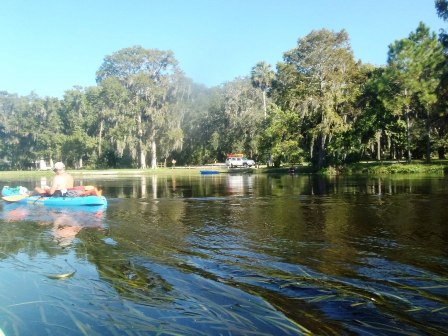 paddling Wekiva River, Katie's Landing