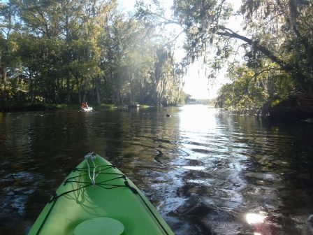 paddling Wekiva River, Katie's Landing