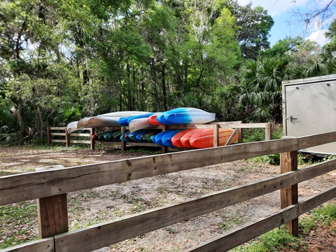 paddling Wekiva River, Wilson's Landing