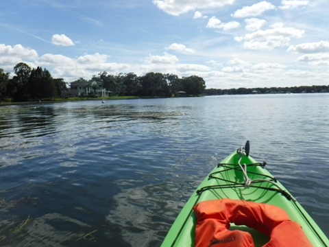 paddling Winter Park Chain of Lakes