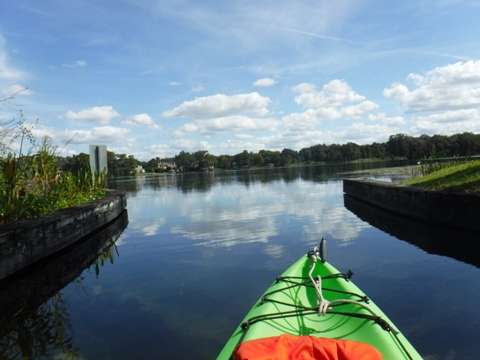 paddling Winter Park Chain of Lakes