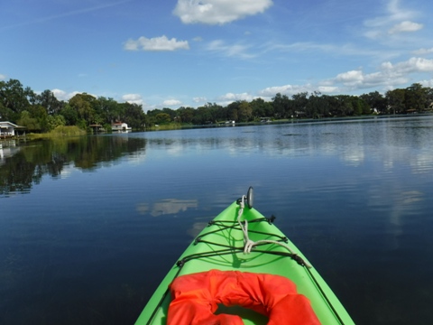 paddling Winter Park Chain of Lakes