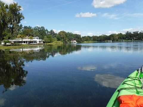 paddling Winter Park Chain of Lakes