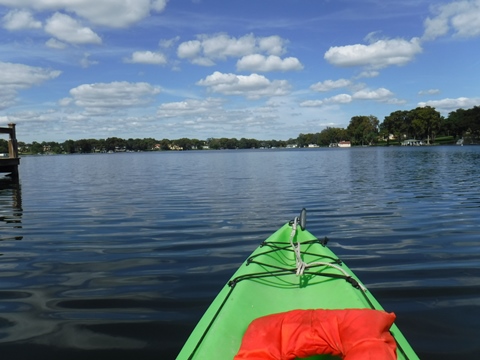 paddling Winter Park Chain of Lakes