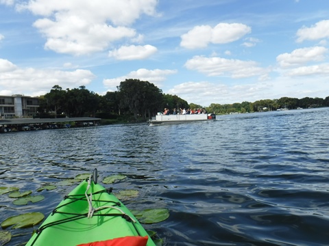 paddling Winter Park Chain of Lakes