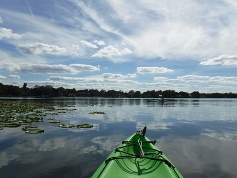 paddling Winter Park Chain of Lakes