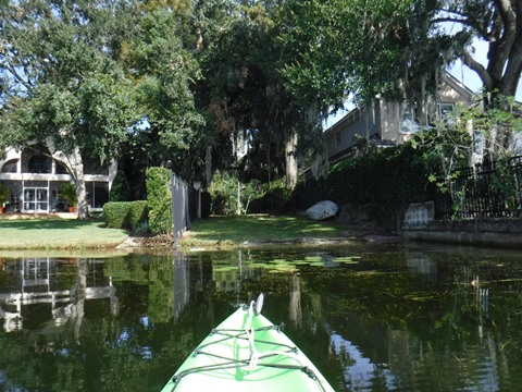 paddling Winter Park Chain of Lakes