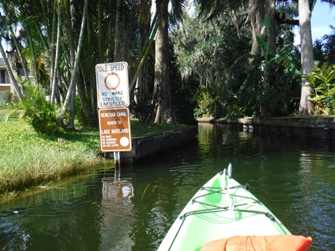 paddling Winter Park Chain of Lakes