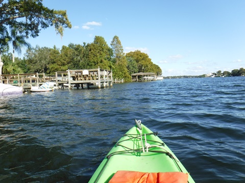 paddling Winter Park Chain of Lakes